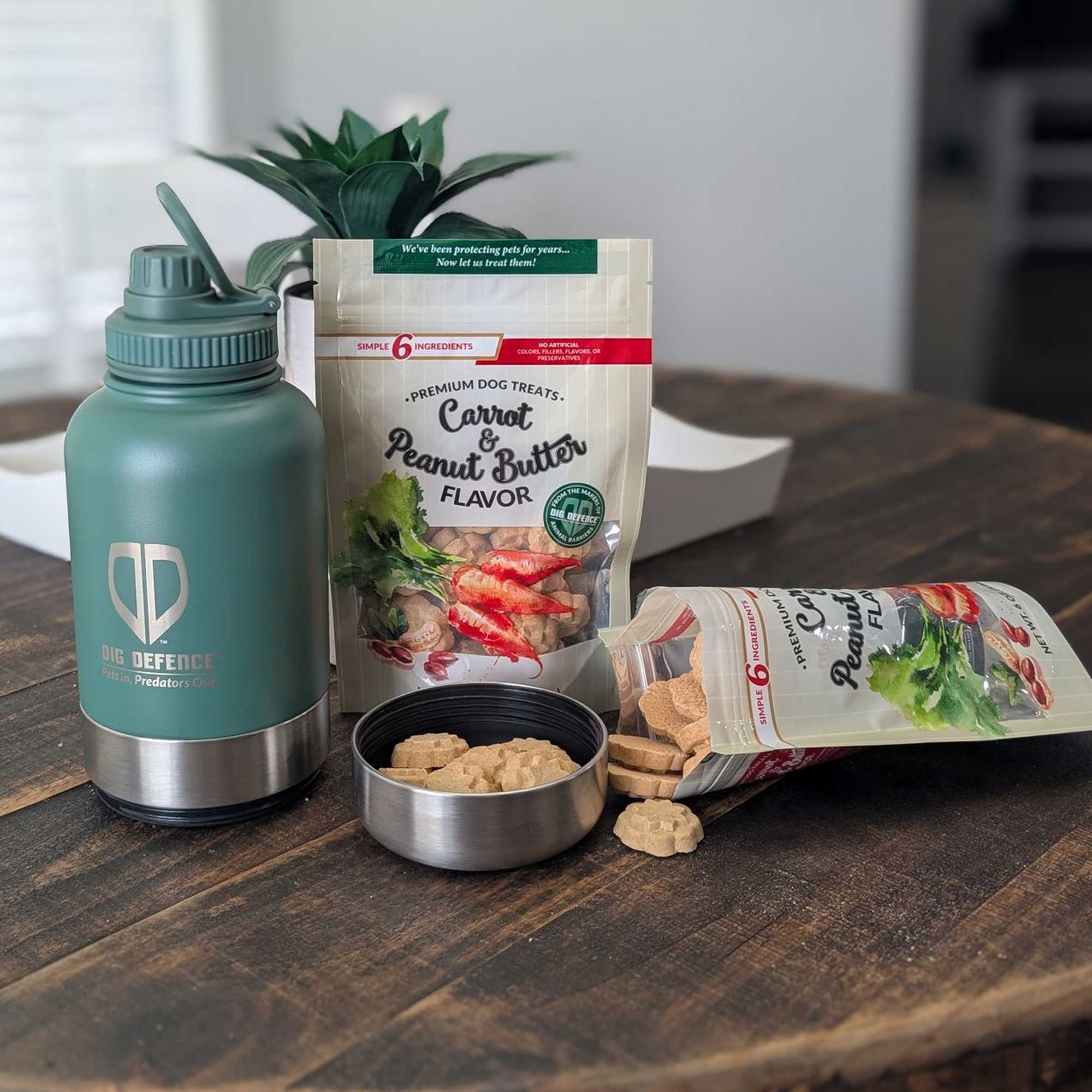 3 in 1 Pet Feeder and Water Bottle