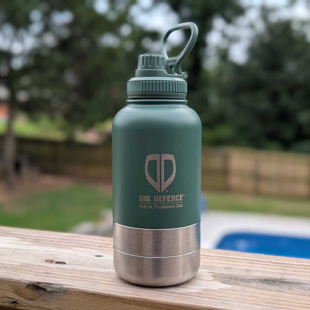 3 in 1 Pet Feeder and Water Bottle