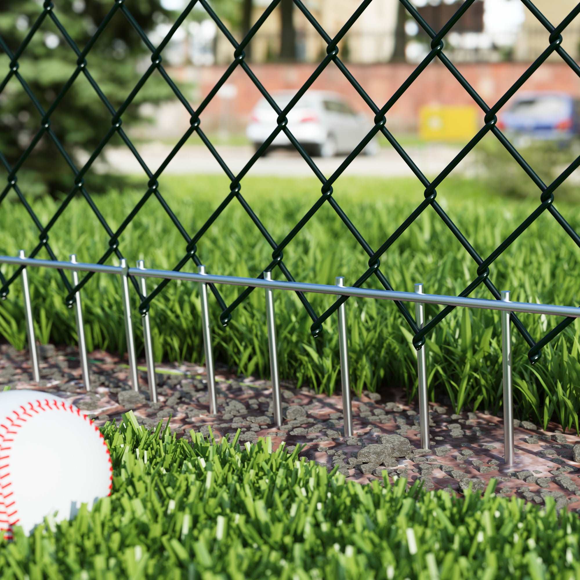 Under fence hotsell dog barrier